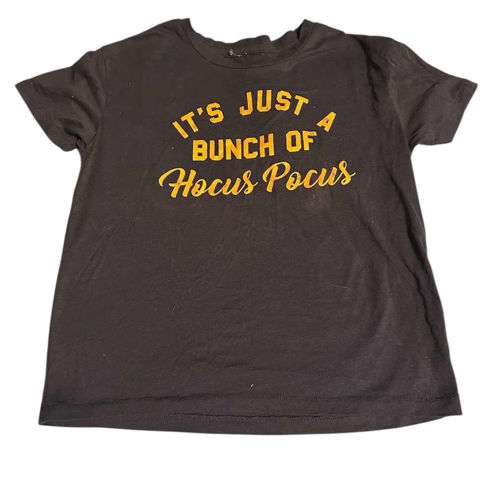 Fifth Sun Black and Gold Hocus Pocus Kids T-Shirt
